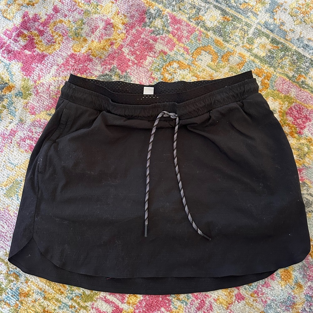 Athleta Black Crest Skort